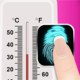 Fake Body Temperature Icon Image