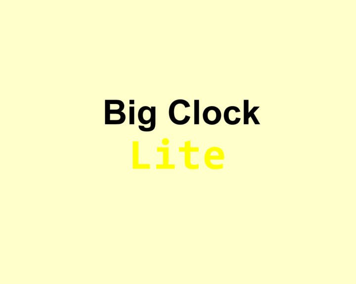 BigClockLite Image