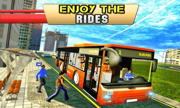 City Tour Bus Coach Driving Screenshot Image