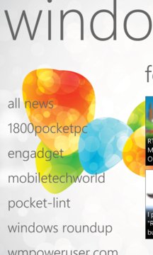 Windows Phone News Screenshot Image