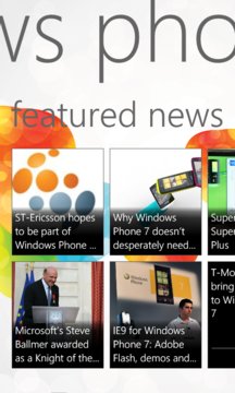 Windows Phone News Screenshot Image #2