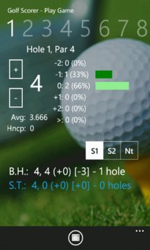 GolfScorer Screenshot Image