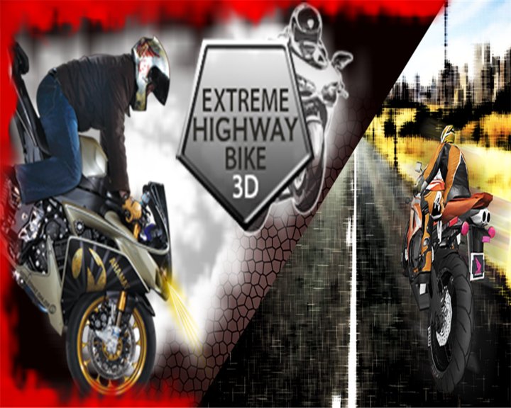 Extreme Highway Biker 3D Image