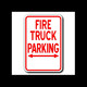 Firetruck Parking Icon Image