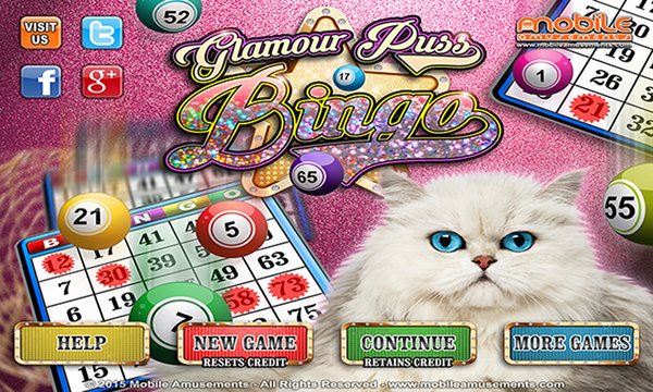 Glamour Puss Bingo Screenshot Image
