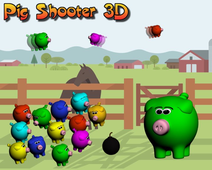 Pig Shooter 3D Image