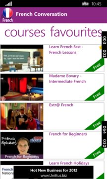 French Courses Screenshot Image
