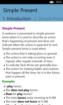 Practice English Tenses App Screenshot 2