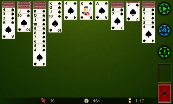 Spider Solitaire HD+ Screenshot Image