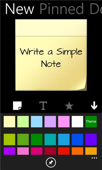 Pin Notes Screenshot Image