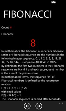 Fibonacci Screenshot Image