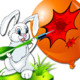 Rabbit Shoot Balloon Icon Image