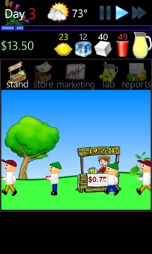 Lemonade Stand Screenshot Image
