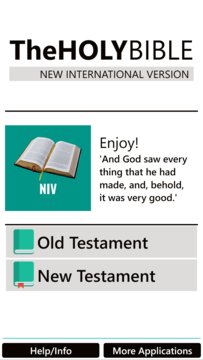 NIV Bible Offline Screenshot Image