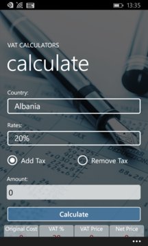 Vat Calculators Screenshot Image