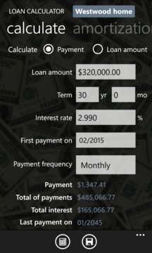 Loan Calculator Pro Screenshot Image