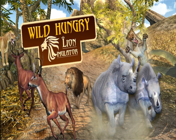 Wild Hungry Lion Simulator
