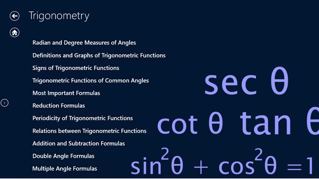 MathsFormulas Screenshot Image #3