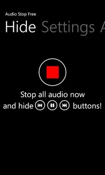 Audio Stop Screenshot Image