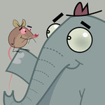 Mr. Elephant + Mr. Mouse