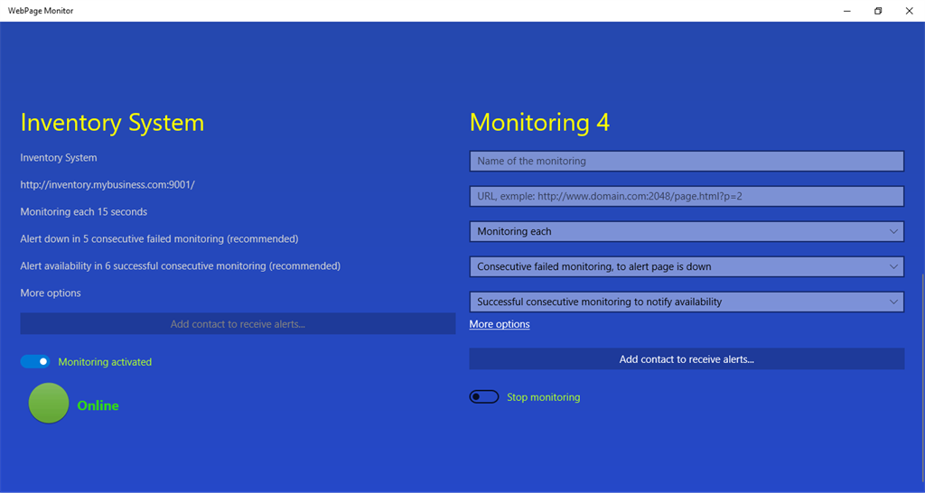 WebPage Monitor Screenshot Image #3