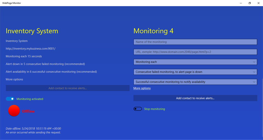 WebPage Monitor Screenshot Image #6