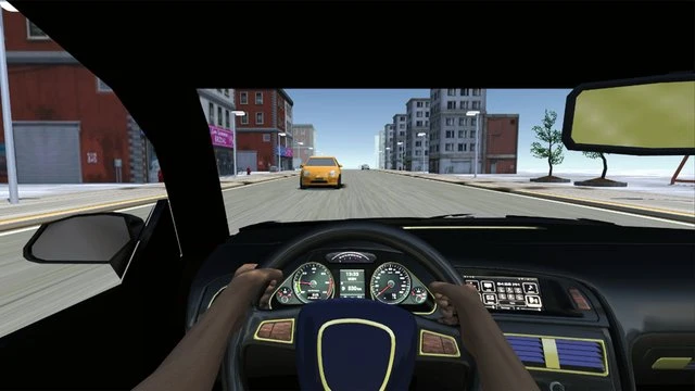 In Car Racing Screenshot Image