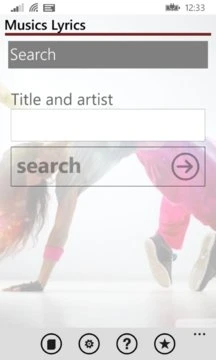 Musics Lyrics Screenshot Image