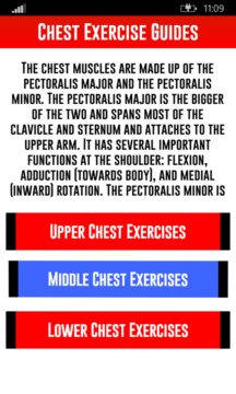 Chest Exercise Guides Screenshot Image