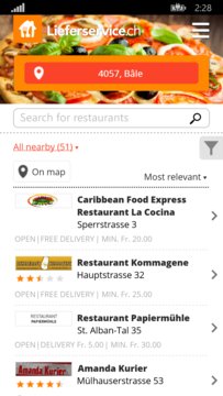 Pizza.fr Screenshot Image