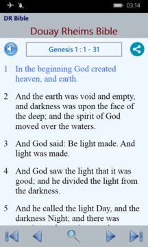 Douay Rheims Bible Screenshot Image