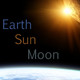 Earth, Sun, Moon Icon Image