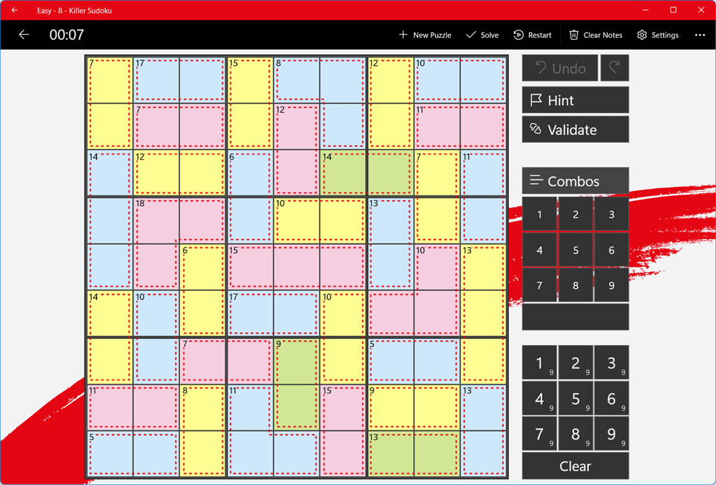 Killer Sudoku Screenshot Image