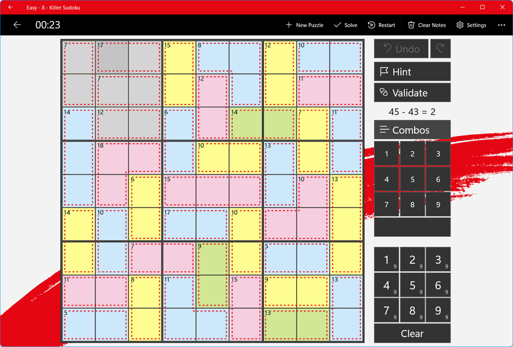 Killer Sudoku Screenshot Image #3