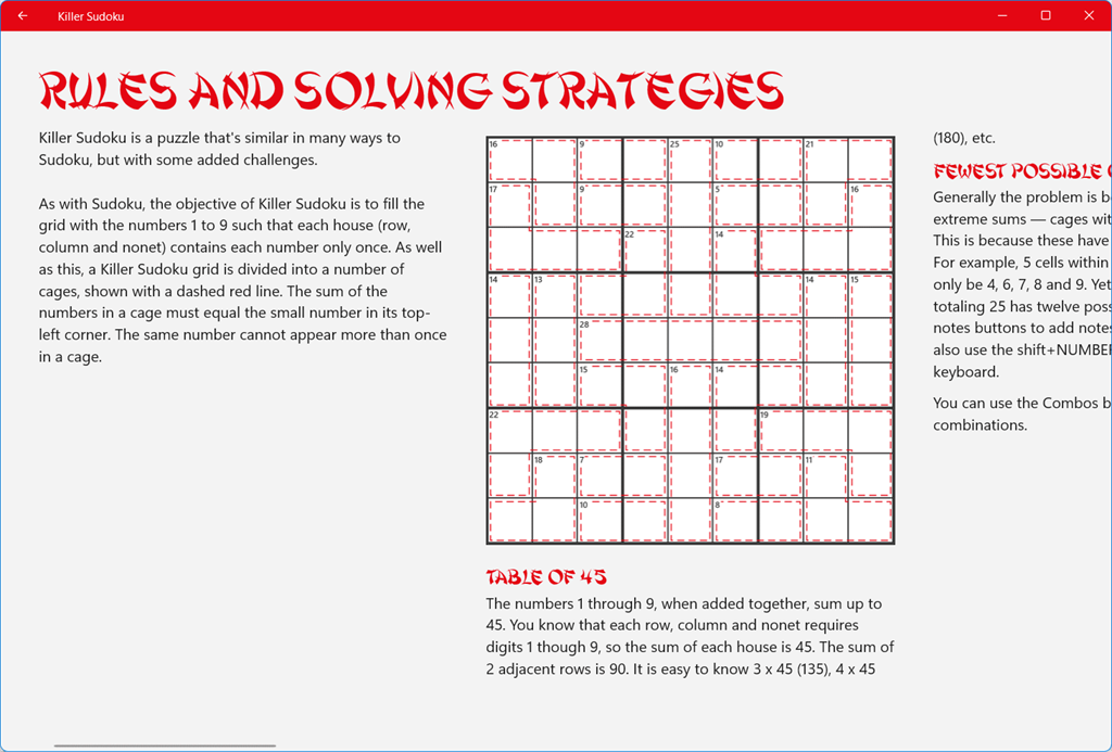 Killer Sudoku Screenshot Image #6
