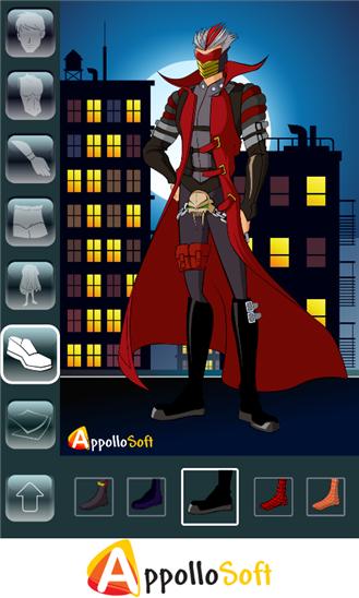 Superheroes Dress Up App Screenshot 2