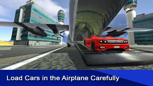 Car Transporter Cargo Airplane Pilot 3D Screenshot Image
