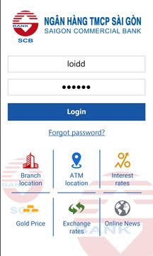 SCB Mobile Banking Screenshot Image