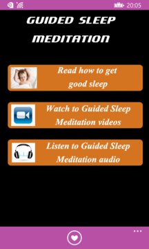 Guided Sleep Meditation Screenshot Image