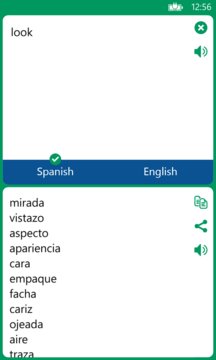 Spanish / English Translator Screenshot Image