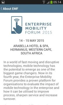 Enterprise Mobility Forum Screenshot Image
