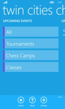 Twin Cities Chess Club Screenshot Image