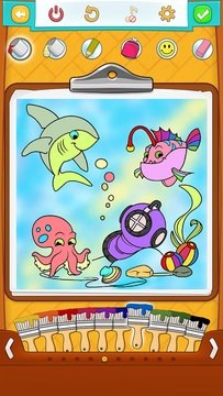 Fish Coloring Pages Screenshot Image