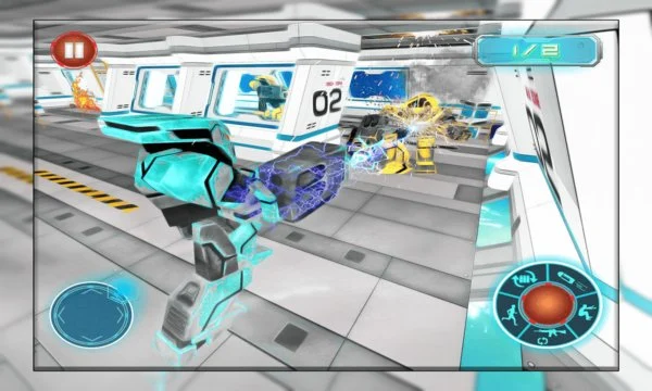 Mech Robot Futuristic Battle Screenshot Image
