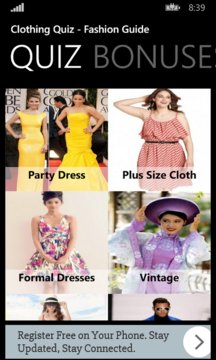 Clothing Quiz - Fashion Guide