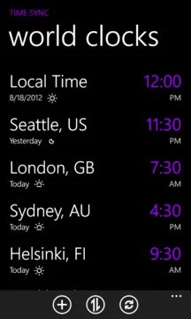 Time Sync Screenshot Image