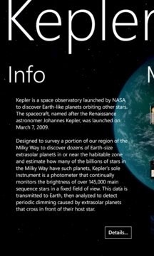 Kepler Space Telescope Screenshot Image