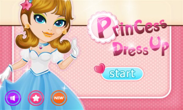 Princess Dress Up Salon Screenshot Image