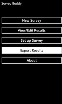 Survey Buddy Screenshot Image