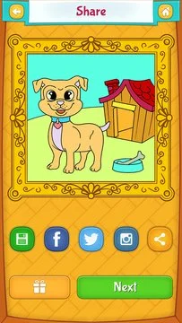 Dog Coloring Pages Screenshot Image